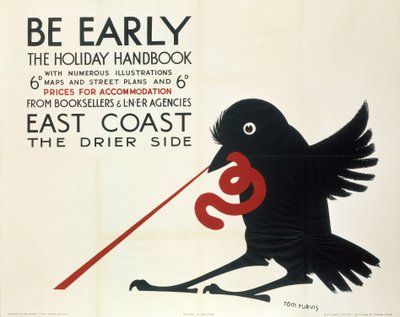 „Bądź wcześnie”, plakat LNER autorstwa Ferdinand Georg Waldmuller