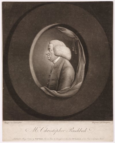 Christopher Pinchbeck, angielski zegarmistrz i wytwórca zabawek, ok. 1730 r autorstwa Frederick (attr. to) Barnard