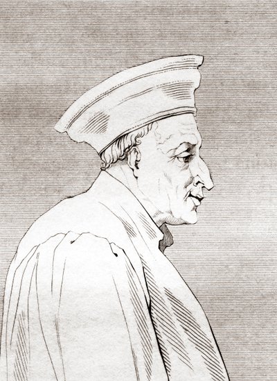 Còsimo di Giovanni degli Mèdici (1389 – 1464), pierwsza z dynastii politycznej Medyceuszy, z „Zabytkowej Galerii Portretów i Malarstwa”, opublikowana w 1808 r. autorstwa Ferdinand Georg Waldmuller