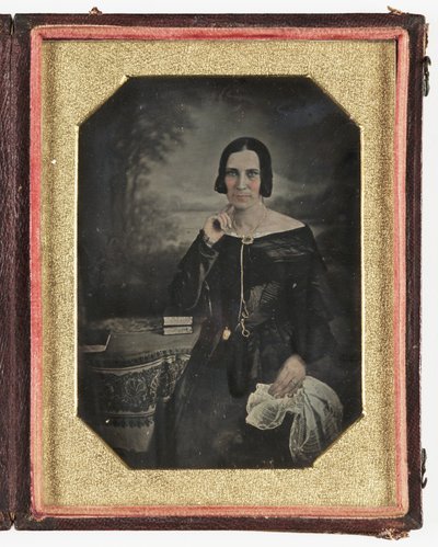 Dagerotyp kobiety, ok. 1845 r. autorstwa Frederick (attr. to) Barnard