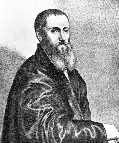 Daniel Barbaro, włoski perspektywista autorstwa Ferdinand Georg Waldmuller