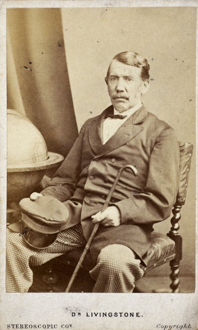 David Livingstone, szkocki misjonarz i odkrywca, ok. 1860 autorstwa Frederick (attr. to) Barnard