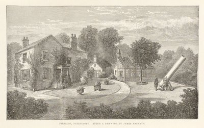 „Fireside, Patricroft” wg rysunku Jamesa Nasmytha, ok. 1840 autorstwa Frederick (attr. to) Barnard