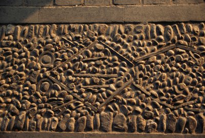 Żaba, mozaikowa podłoga w Pałacu Letnim (Lista Światowego Dziedzictwa Unesco autorstwa William Walcutt