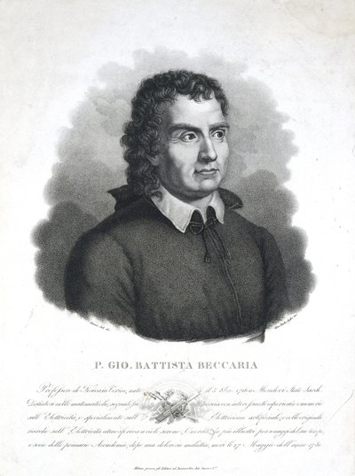 Giambattista Beccaria, włoski duchowny i naukowiec autorstwa Frederick (attr. to) Barnard