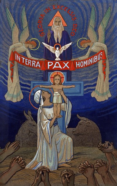 Chwała Bogu Najwyższemu. ok. 1930 (ilustracja) autorstwa . .