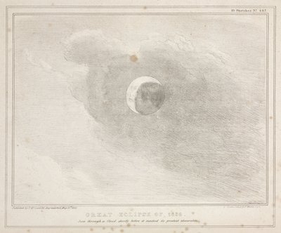„Wielkie Zaćmienie 1836” autorstwa John Pardon