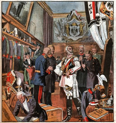 Guillaume II. Wilhelma II. autorstwa Ferdinand Georg Waldmuller