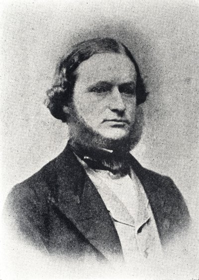 Gustav Kirchhoff, niemiecki fizyk, ok. 1860 autorstwa Frederick (attr. to) Barnard