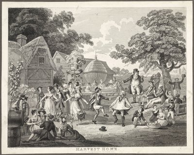 „Dom żniw”, ok. 1810-1820 autorstwa Frederick (attr. to) Barnard