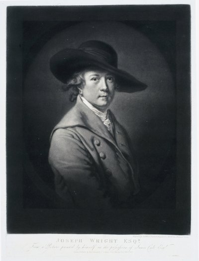 Joseph Wright, malarz angielski, koniec XVIII wieku autorstwa Frederick (attr. to) Barnard