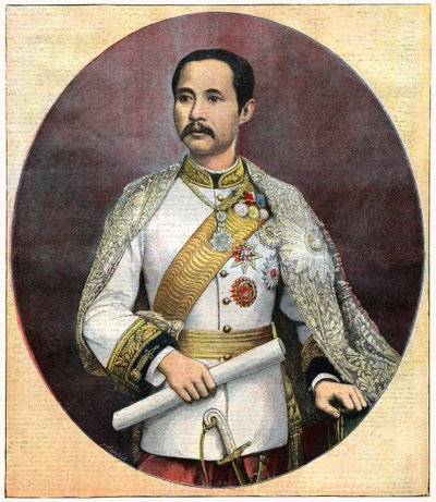 Król Rama V autorstwa . .