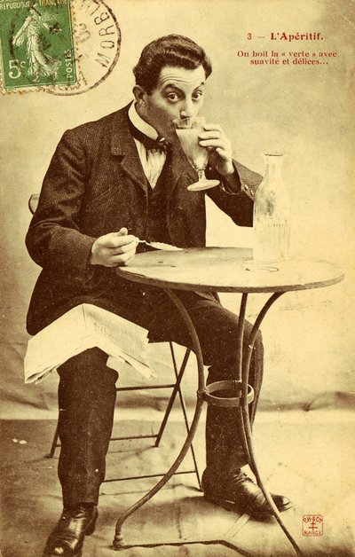Aperitif pocztówka nr 3 autorstwa Frederick (attr. to) Barnard