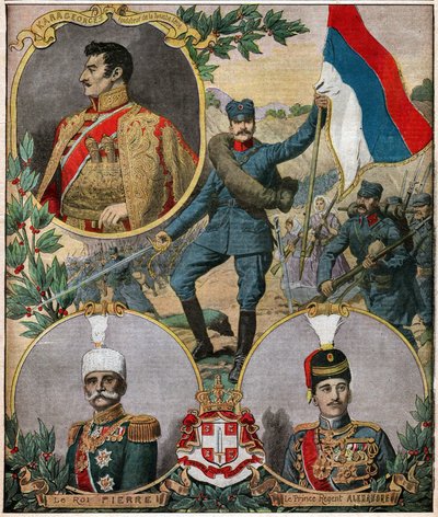 Serbscy bohaterowie narodowi. Serbscy bohaterowie narodowi. autorstwa Ferdinand Georg Waldmuller