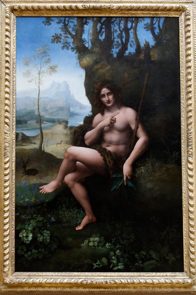 Luwr, Paryż, Francja. Warsztat Leonarda da Vinci, przypisywany Francesco Melzi, Św. 1510-1520. autorstwa . .
