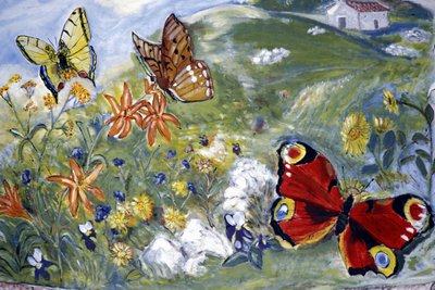 Murale, Bordano, Friuli Venezia-Giulia, Włochy autorstwa Henry Charles Fehr