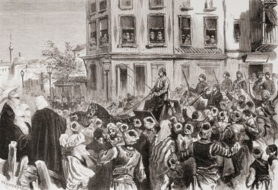 Osman Pasza wraca do Konstantynopola w 1878 r. autorstwa . .
