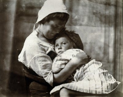 Portret matki i jej córki, ok. 1900-1905 autorstwa Frederick (attr. to) Barnard