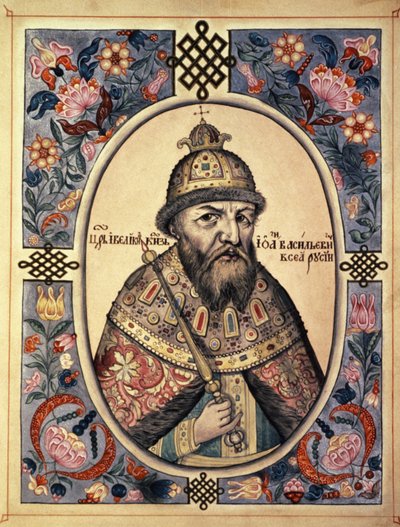 Portret Iwana Groznego (Iwan Groźny, Iwan IV). autorstwa Frederick (attr. to) Barnard