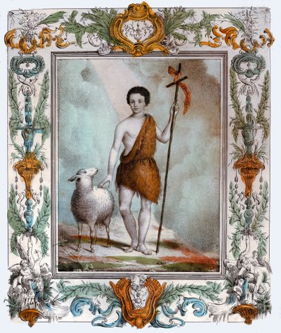Św. Jan Chrzciciel, ok. 1880 (rycina) autorstwa . .