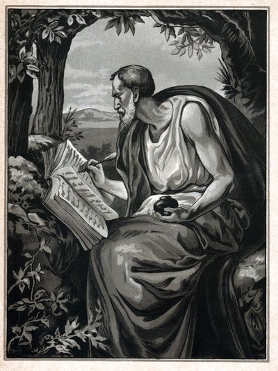 Św. Mateusz, ok. 1900 (rycina) autorstwa . .