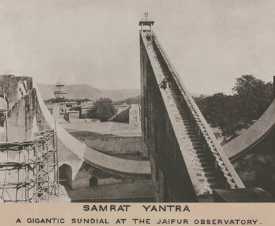 Samrat Yantra w Obserwatorium Jaipur, Indie autorstwa Frederick (attr. to) Barnard