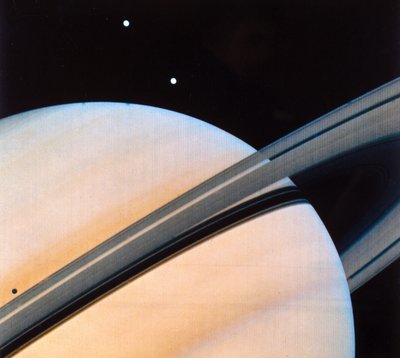 Saturn i jego pierścienie autorstwa Frederick (attr. to) Barnard