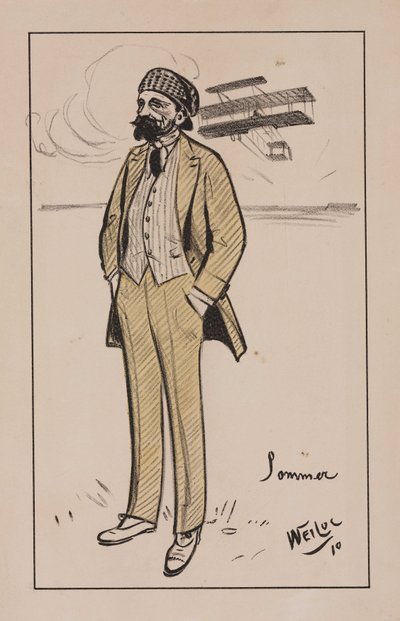 Sommer, lotnik autorstwa Frederick (attr. to) Barnard