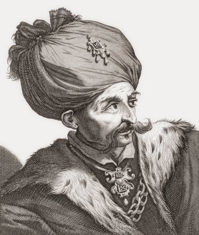Sulejman I, znany jako Sulejman Wspaniały. autorstwa . .