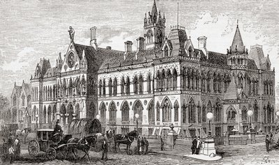 Sądy przysięgłych w Manchesterze, Manchester, Anglia autorstwa . .