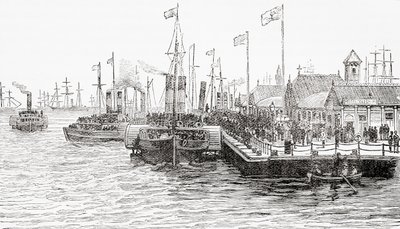 Lądowisko Księcia, Liverpool Dock, Liverpool, Anglia autorstwa . .