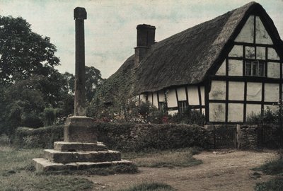 „Krzyż wsi, Ashton-Under-Hill, Gloucestershire” autorstwa Frederick (attr. to) Barnard