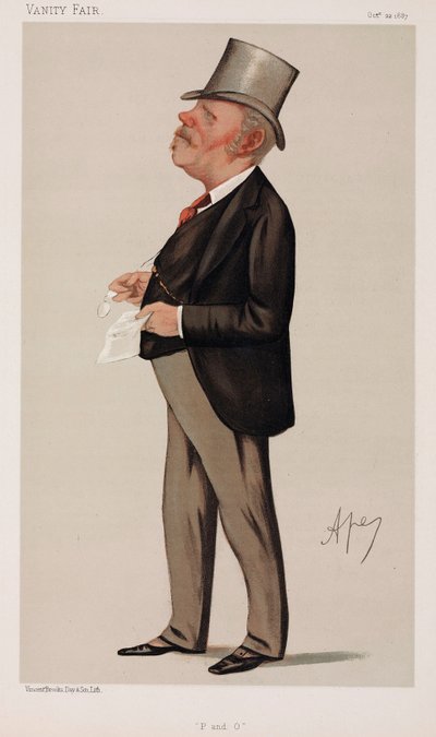 Thomas Sutherland, brytyjski magnat żeglugowy autorstwa Henry Charles Fehr