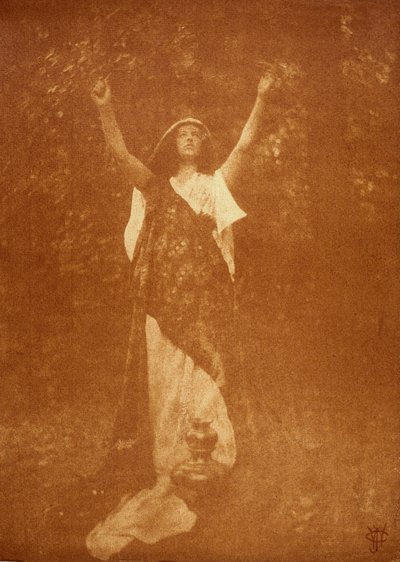 Kobieta z wazonem, ok. 1906 autorstwa John Pardon