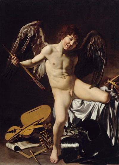 Kupidyn jako Wiktor autorstwa Caravaggio