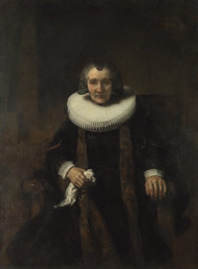 Portret Margarethy de Geer autorstwa Rembrandt van Rijn