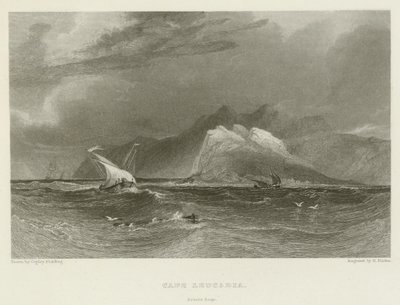 Cape Leucadia, Lovers Leap autorstwa after A.V. Copley Fielding