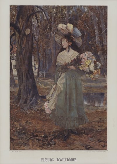 Fleurs dAutomne (jesienne kwiaty) autorstwa after Aime Nicolas Morot