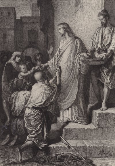 Jałmużna autorstwa after Albert Robida