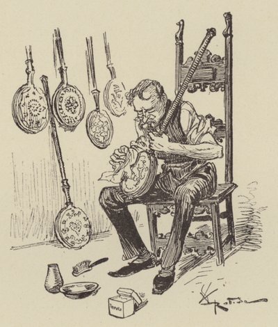 Miski na łóżka autorstwa after Albert Robida