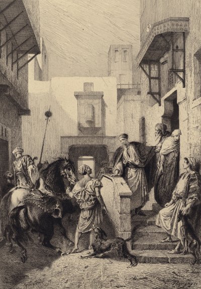 Odejście syna marnotrawnego autorstwa after Albert Robida