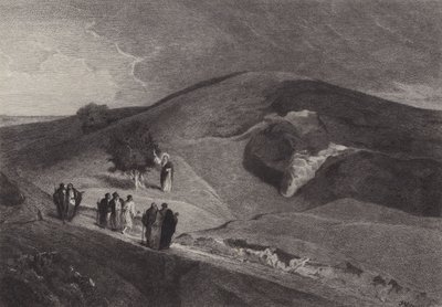 Jezus przeklął drzewo figowe autorstwa after Albert Robida