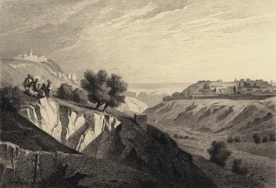 Jezus na Górze Oliwnej autorstwa after Albert Robida