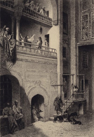 Łazarz i bogacz autorstwa after Albert Robida