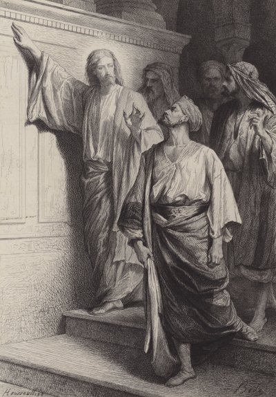 Powołanie św. Mateusza autorstwa after Albert Robida