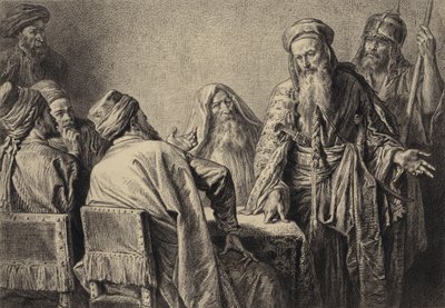 Oficerowie Naczelnych Kapłanów autorstwa after Albert Robida