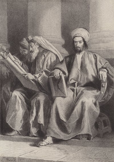 Uczeni w Piśmie i Faryzeusze autorstwa after Albert Robida