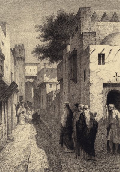 Dziesięciu trędowatych autorstwa after Albert Robida