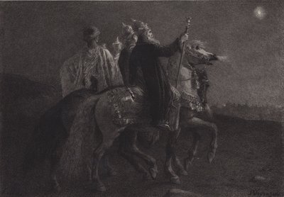 Mędrcy ze Wschodu autorstwa after Albert Robida