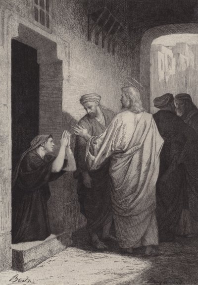 Kobieta z Kanaanu autorstwa after Albert Robida